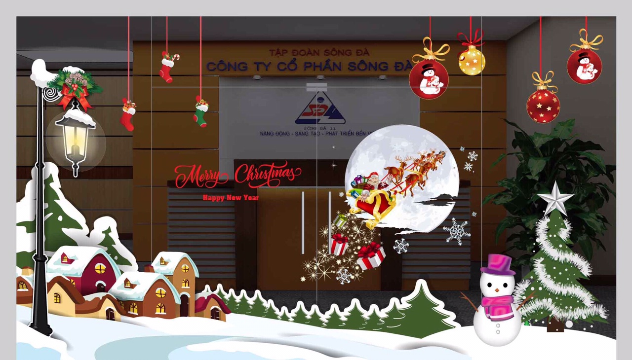 Dịch vụ| trang trí Noel nhà hàng khách sạn trọn gói tại Đà Nẵng